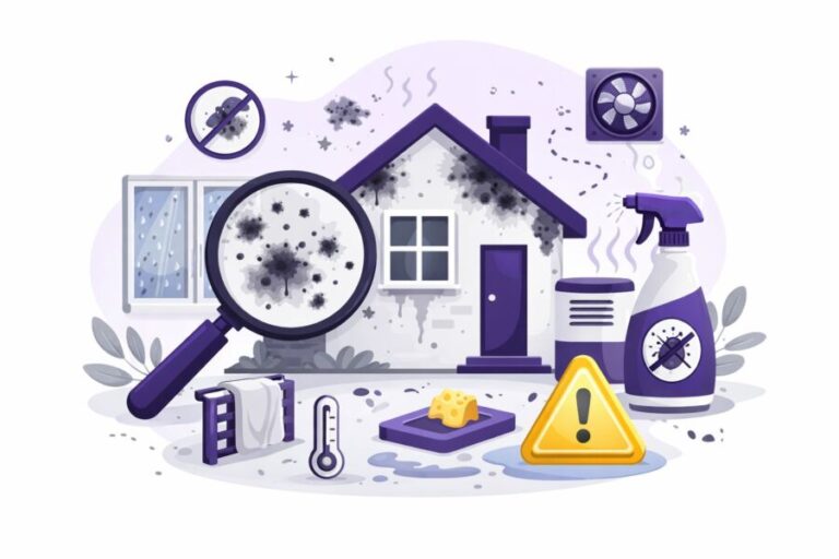 damp and mould Cardiff tenant advice illustration